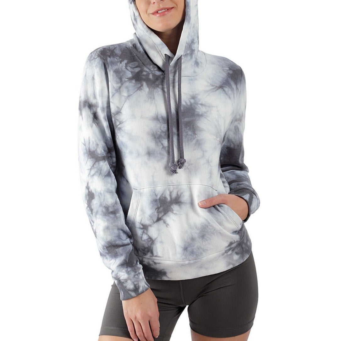 90 Degree By Reflex Womens Sweatshirt Hoodie Rock Climb Tie Dye Size S