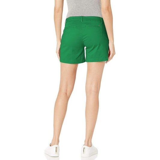 Tommy Hilfiger Womens Shorts Casual Hollywood 5" Inseam Pockets Fern Green Sz 16