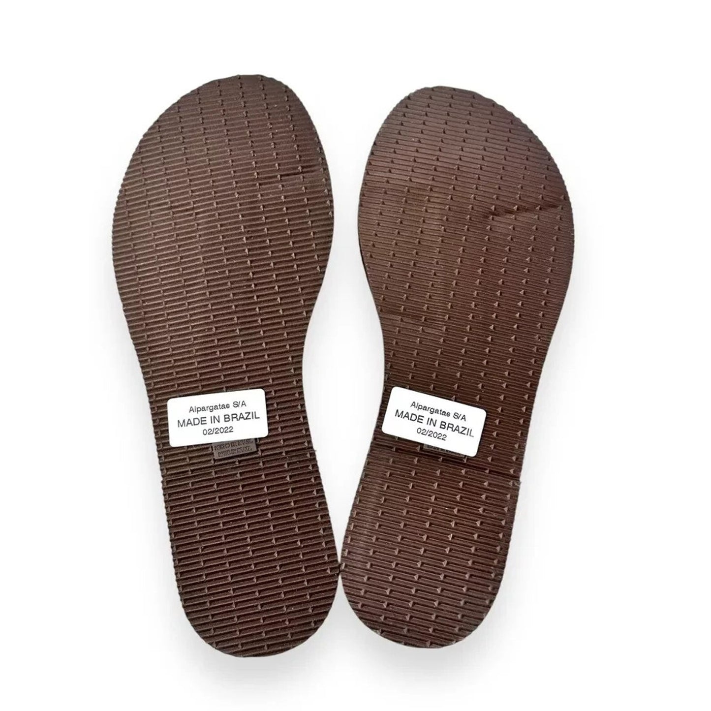 Havaianas Womens Flip Flop Sandals You St Tropez Shine Bow Beige Size 11/12W NWT