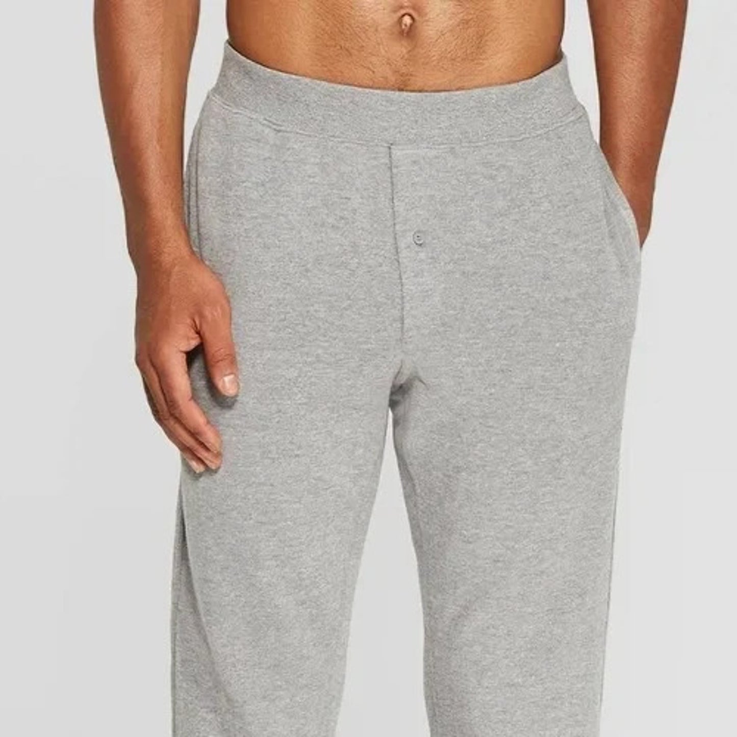 Goodfellow & Co Mens Pajama Pants Thundering Gray Knit Jogger Gray Size XXL