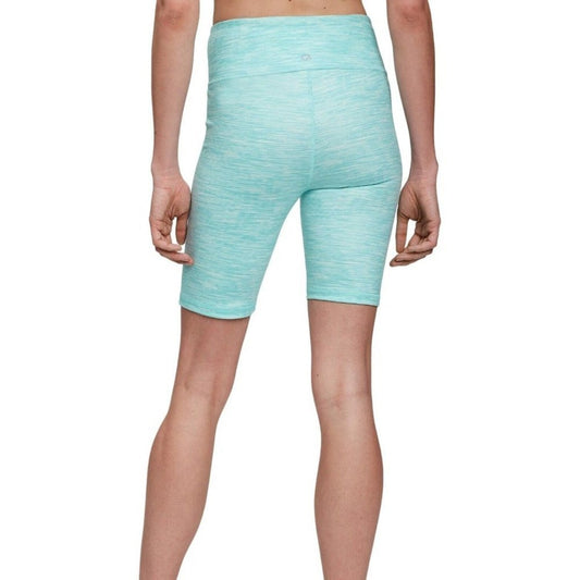 GapFit Womens High Rise Bike Activewear Shorts Pull-On Jade Green Size S