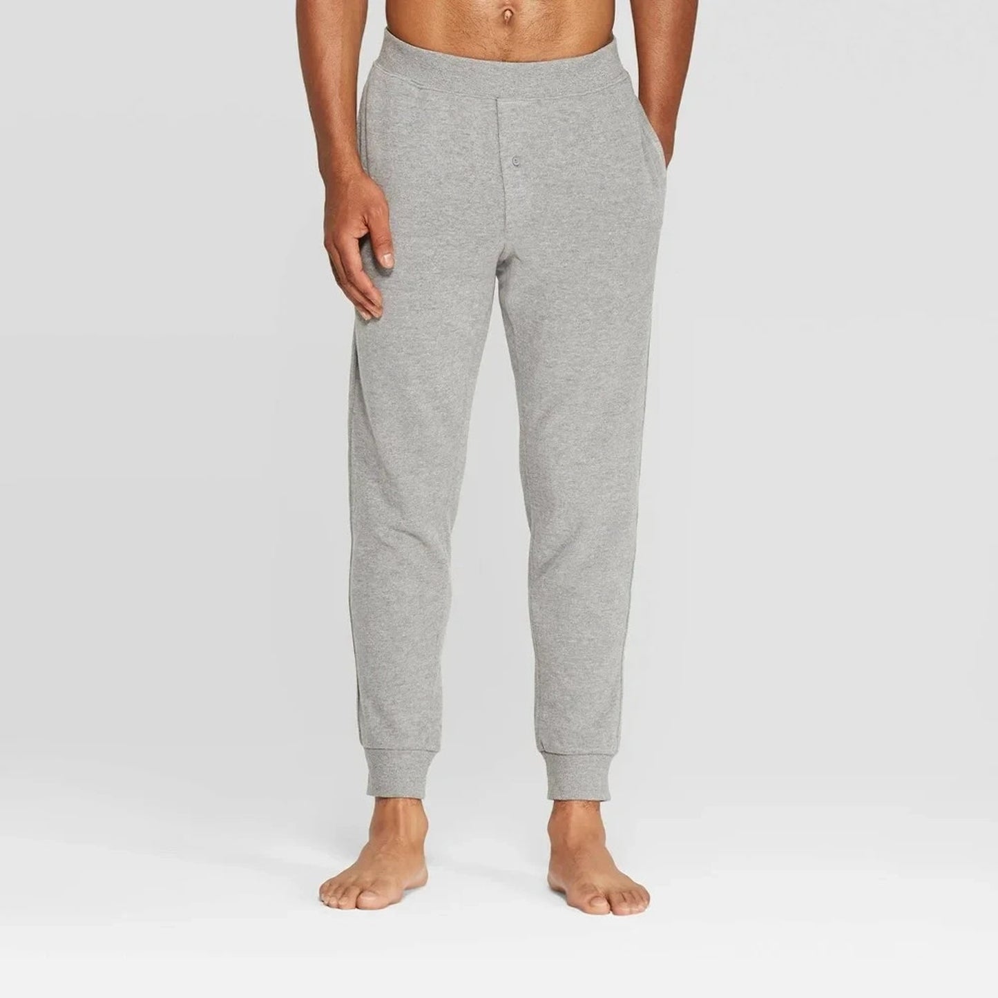 Goodfellow & Co Mens Pajama Pants Thundering Gray Knit Jogger Gray Size XXL