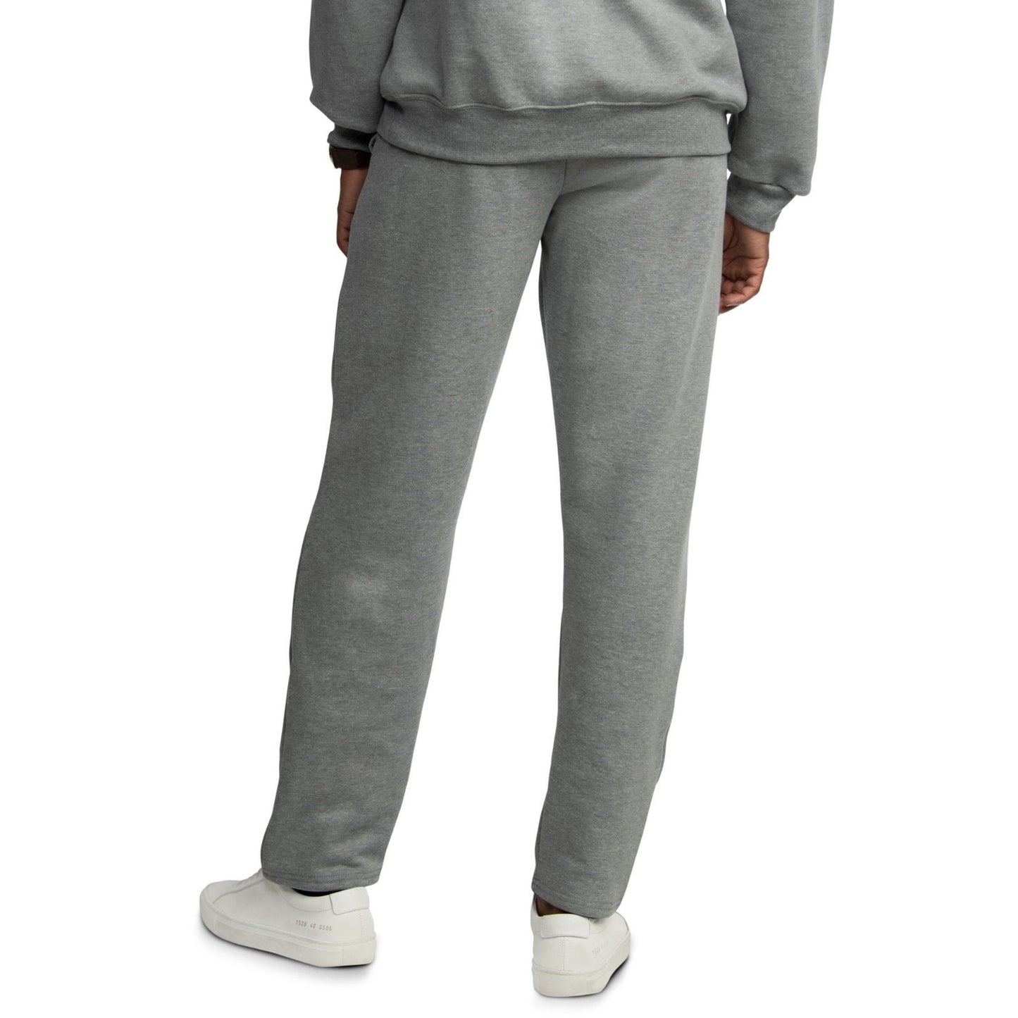 Fruit of the Loom Mens EverSoft Fleece Open Bottom Sweatpants Gray Size 2XL