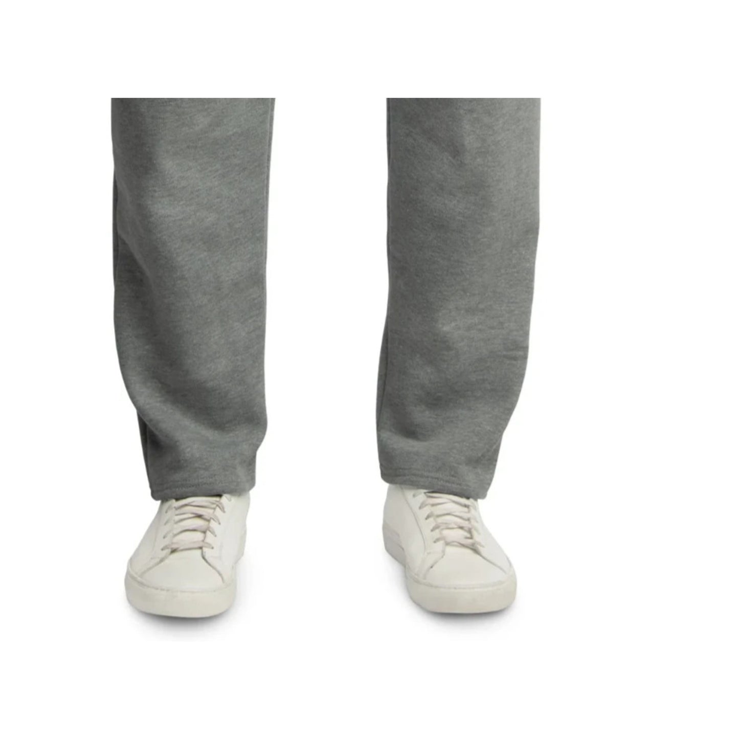 Fruit of the Loom Mens EverSoft Fleece Open Bottom Sweatpants Gray Size 2XL