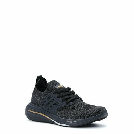 Avia Womens Caged Knit Sneakers Black Size 9
