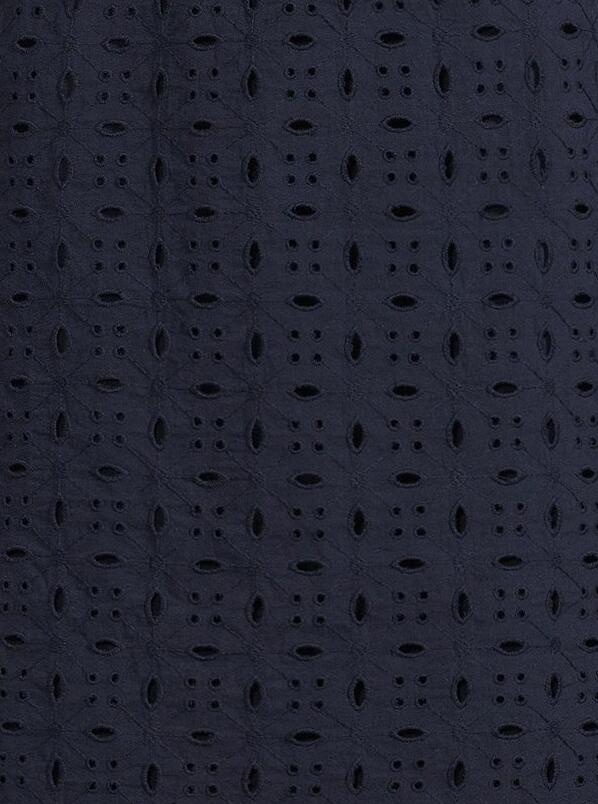 Time and True Mini Eyelet Dress Dark Navy Size XL (16-18)
