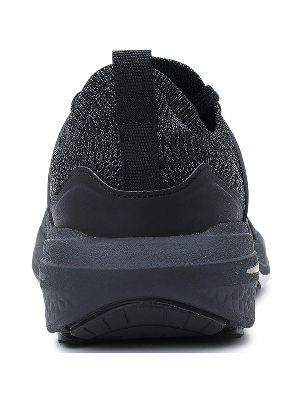 Avia Womens Caged Knit Sneakers Black Size 9