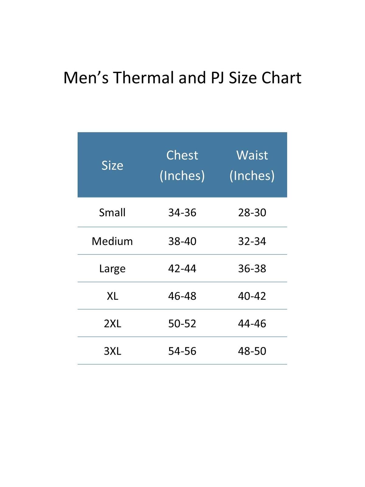 Fruit of the Loom Men's Waffle Weave Thermal Long John Underwear Black Size L