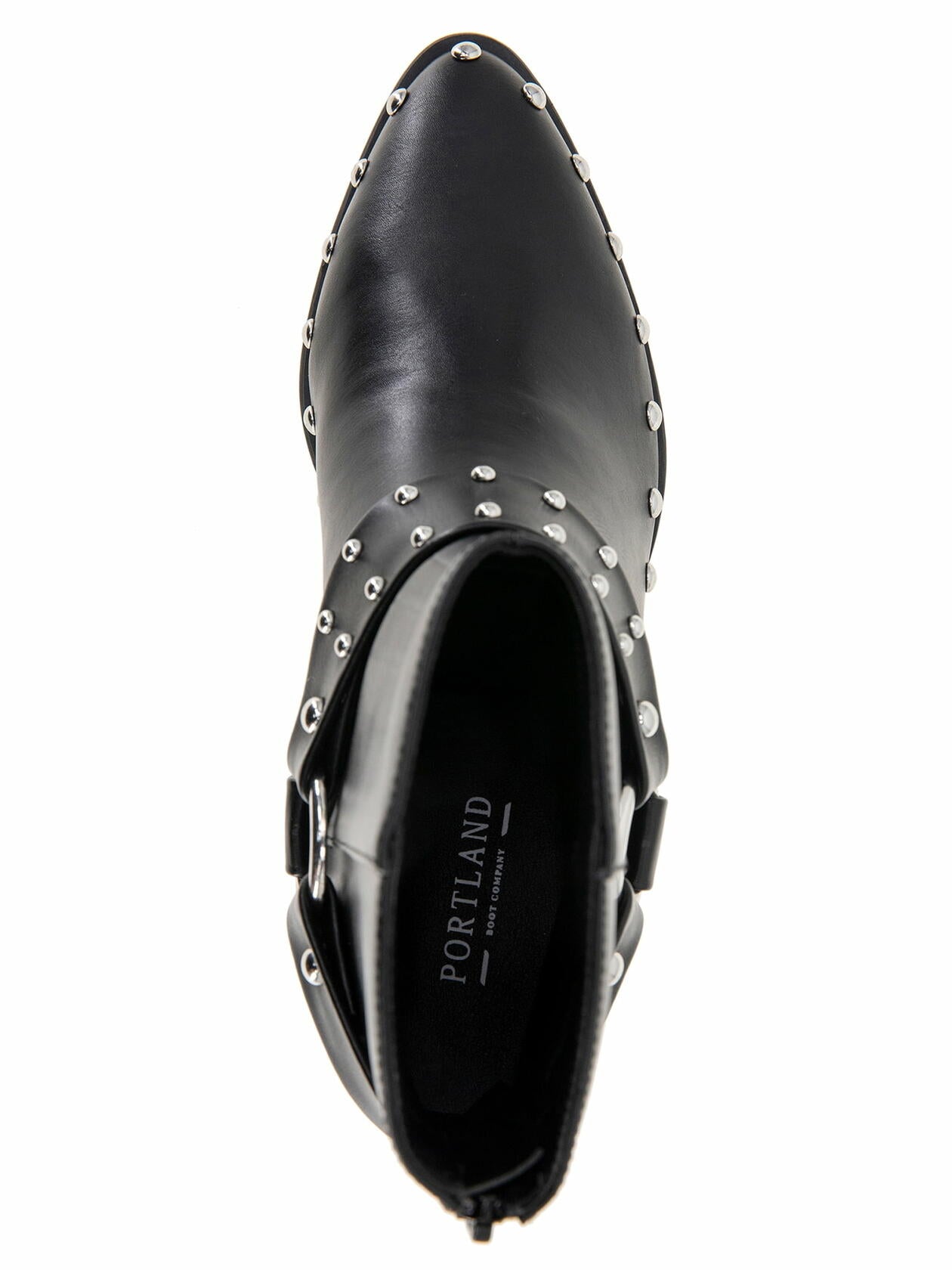 Portland Boot Company Arizona Western Studded Bootie Black Size 7