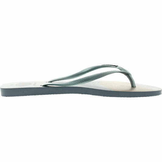 Havaianas Womens Slim Palette Glow Flip Flop Sandals Ashley Blue Size 11/12