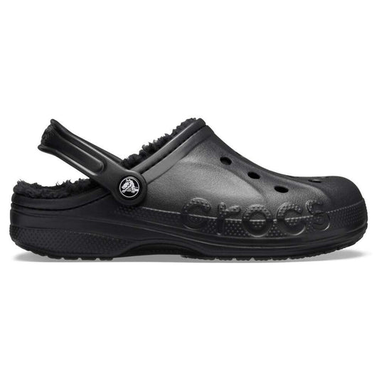 Crocs Unisex Baya Lined Clog Black Size Men 7/Women 9
