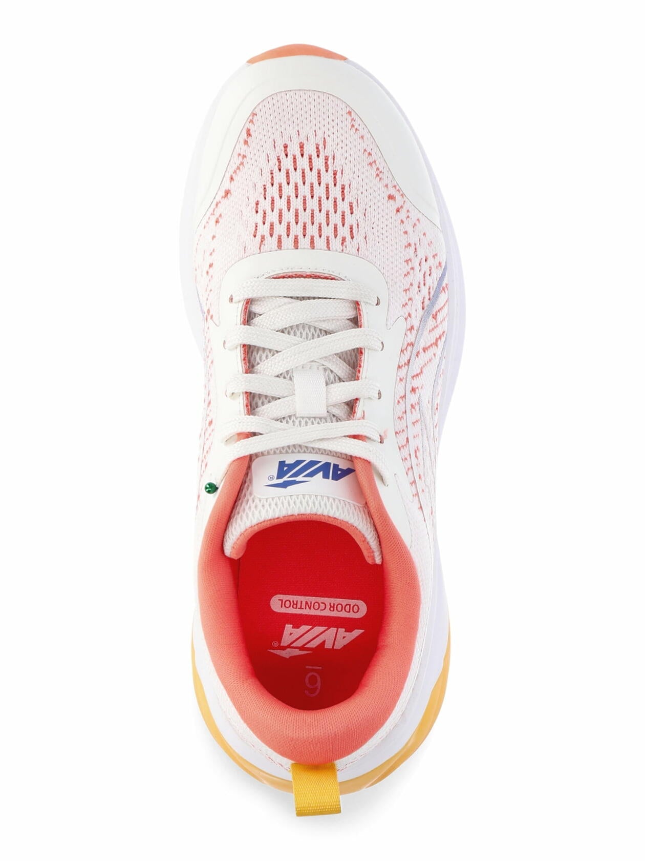 Avia Womens Gel Sneaker Orange Size 11