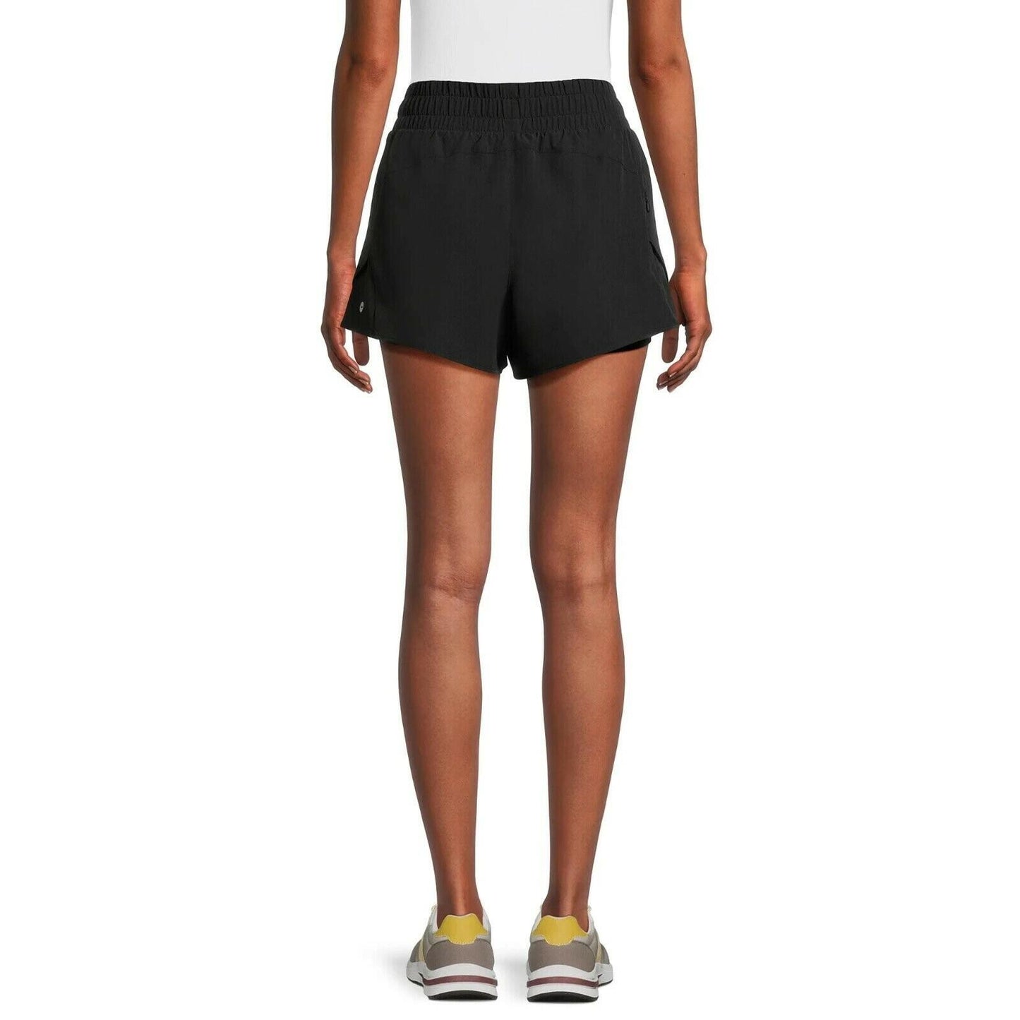 Avia Womens Running Shorts Activewear Bike Liner Shorts Black Mid Rise M