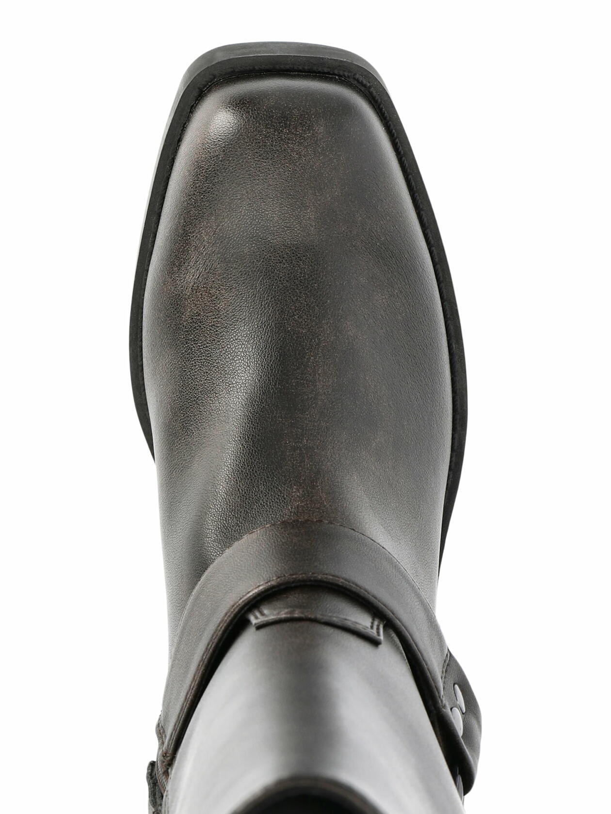 Time and Tru Womens Moto Hardware Boots Brown Size 7.5