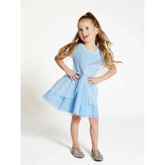Disney Toddler Girls Cinderella Pullover Cosplay Dress Halogen Blue Size 18M