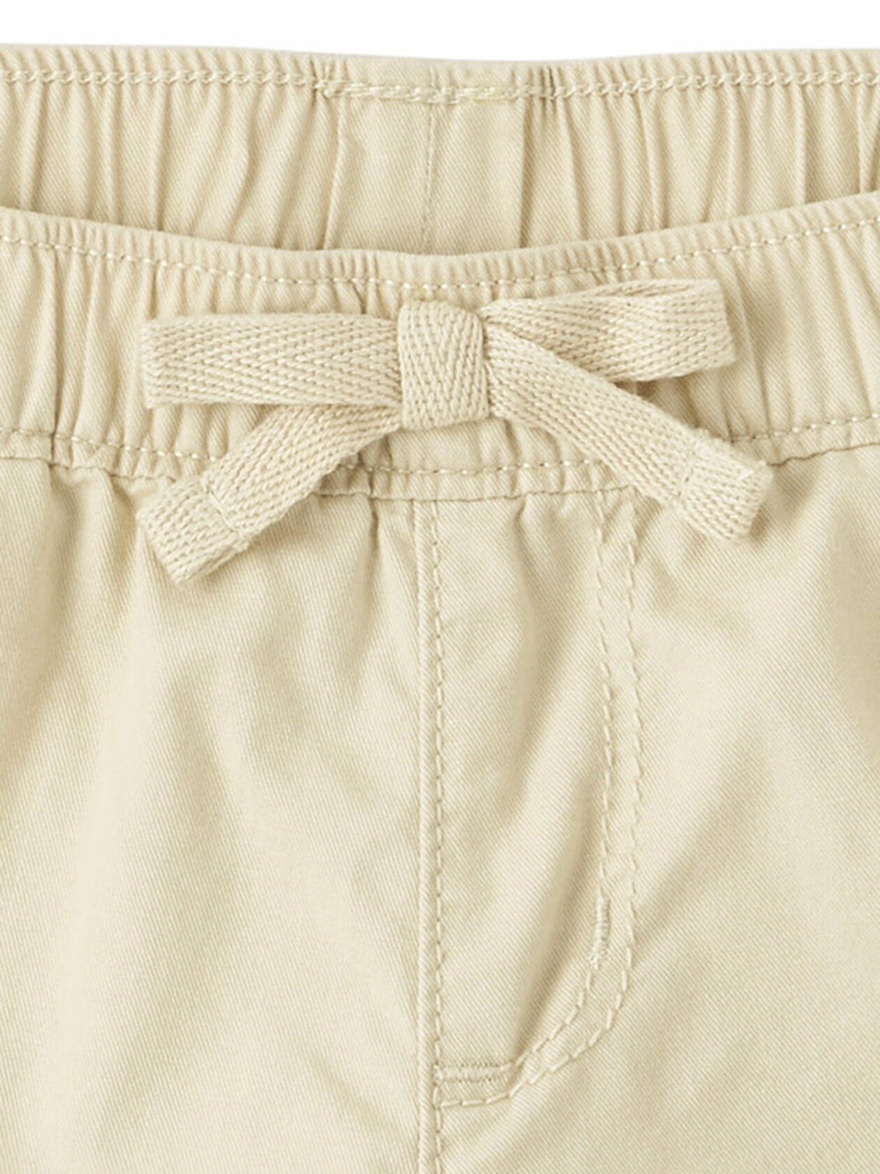 The Childrens Place Toddler Girls Twill Pull-On Short Cream Size 3T