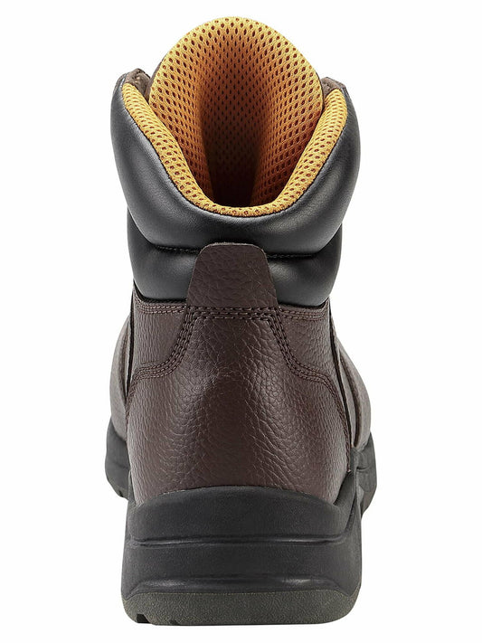 Brahma Mens Liner Waterproof 6" Steel Toe Work Boots Brown Size 7M