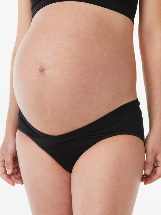 Joyspun Womens Maternity Under the Belly Underwear 3-Pack Size L