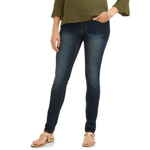 Oh! Mamma Maternity Womens Skinny Jeans with Demi or Full Panel
