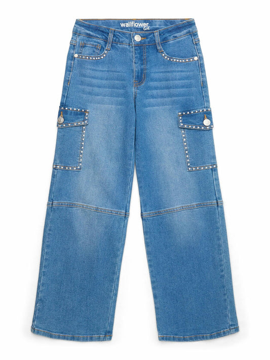 Wallflower Girls Wide Leg Denim