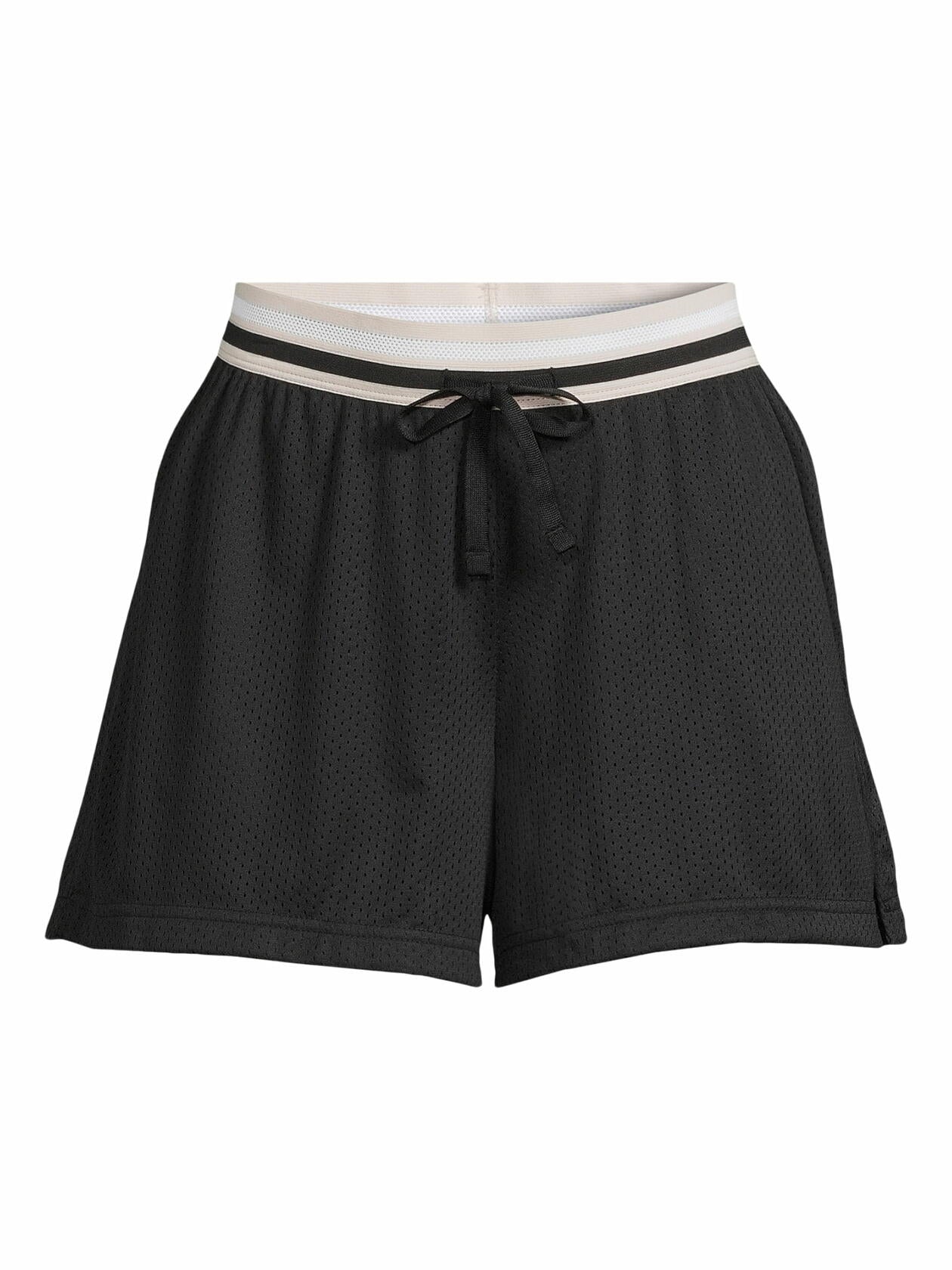 Athletic Works Womens Mesh Shorts Black Soot Size M