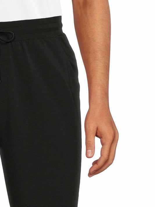 Athletic Works Mens and Big Mens Active Knit Joggers Rich Black Size S