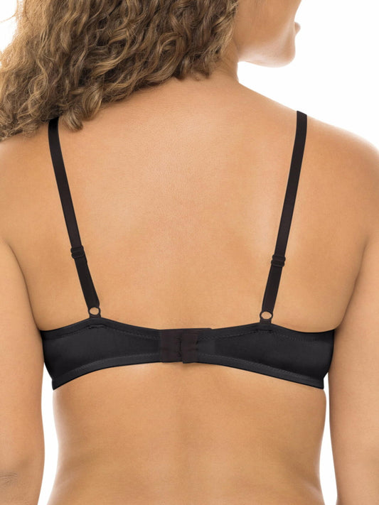 No Boundaries Womens Lightly Lined Underwire T-Shirt Bra Black Size 36D