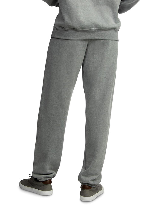 Fruit of the Loom Mens EverSoft Fleece Elastic Bottom Sweatpants with Pockets
