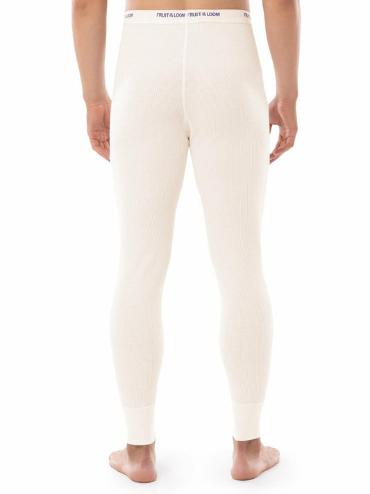 Fruit of the Loom Big Mens Thermal Waffle Baselayer Pant Natural Size 2XL