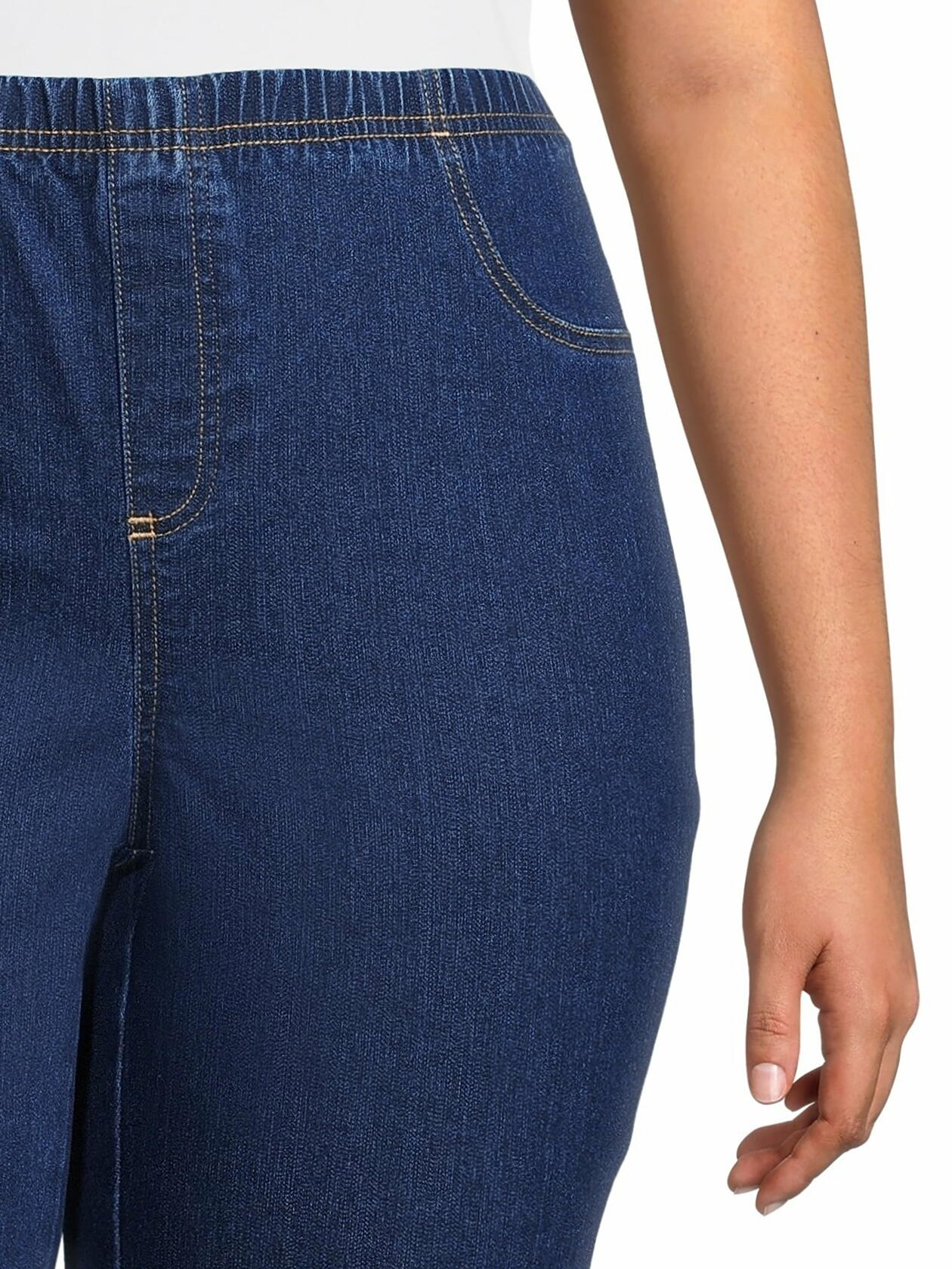 JMS Just My Size by Hanes Womens Plus Jeggings Dark Indigo Size 2X (18W-20W)