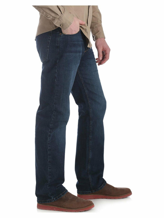 Wrangler Mens and Big Mens Straight Fit Jeans with Flex Metro Size 36x32