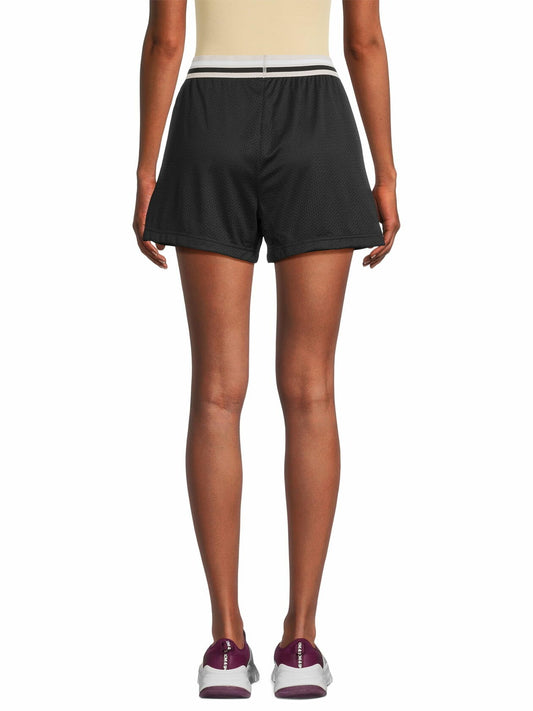 Athletic Works Womens Mesh Shorts Black Soot Size M