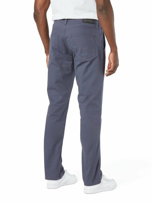 Levi Strauss Signature Mens Athletic Fit Hybrid Chino Pants Ombre Blue Sz 34x32