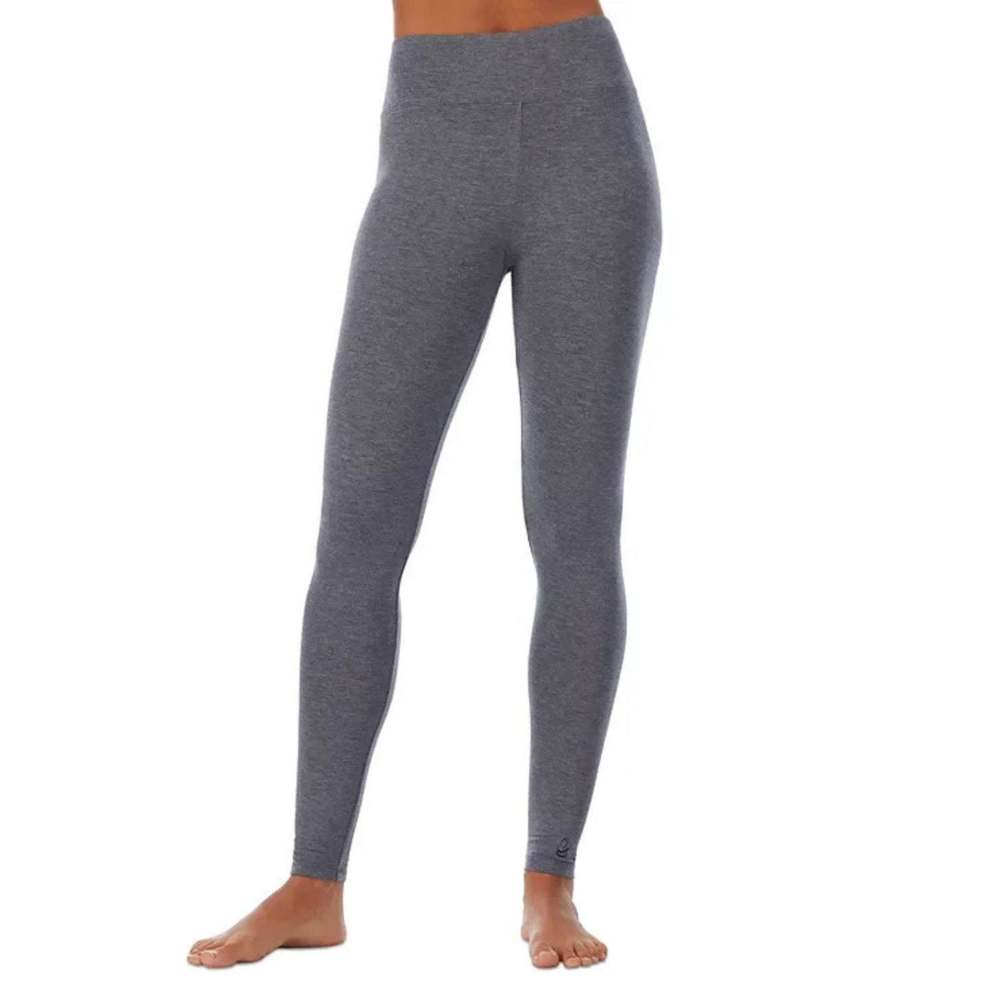 Cuddl Duds Softwear with Stretch High Waist Leggings Charcoal Size M