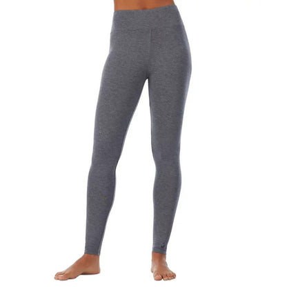 Cuddl Duds Softwear with Stretch High Waist Leggings Charcoal Size M