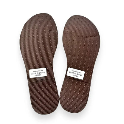 Havaianas Womens Flip Flop Sandals You St Tropez Shine Bow Beige Size 11/12W NWT