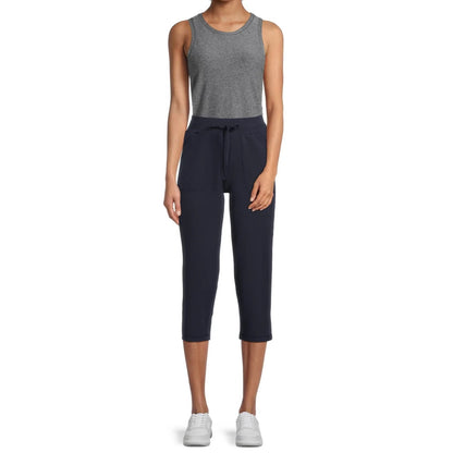 Athletic Works Womens Core Knit Capri Dark Navy Size XL (16-18)
