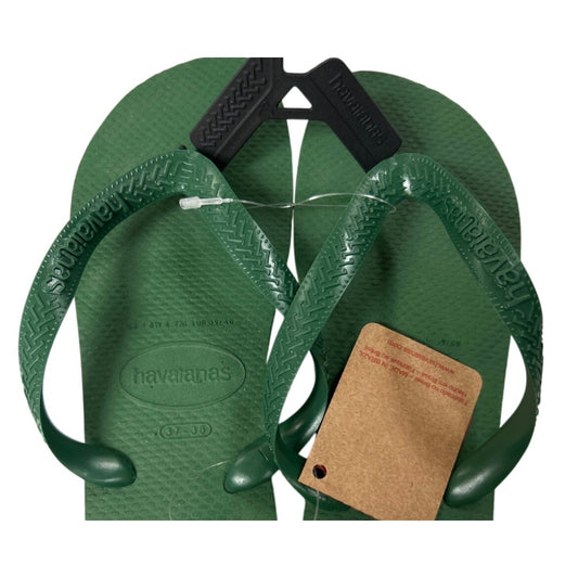 Havaianas Unisex Flip Flop Thong Sandals Amazonia Green Size 7/8W-6/7M EUR 39/40