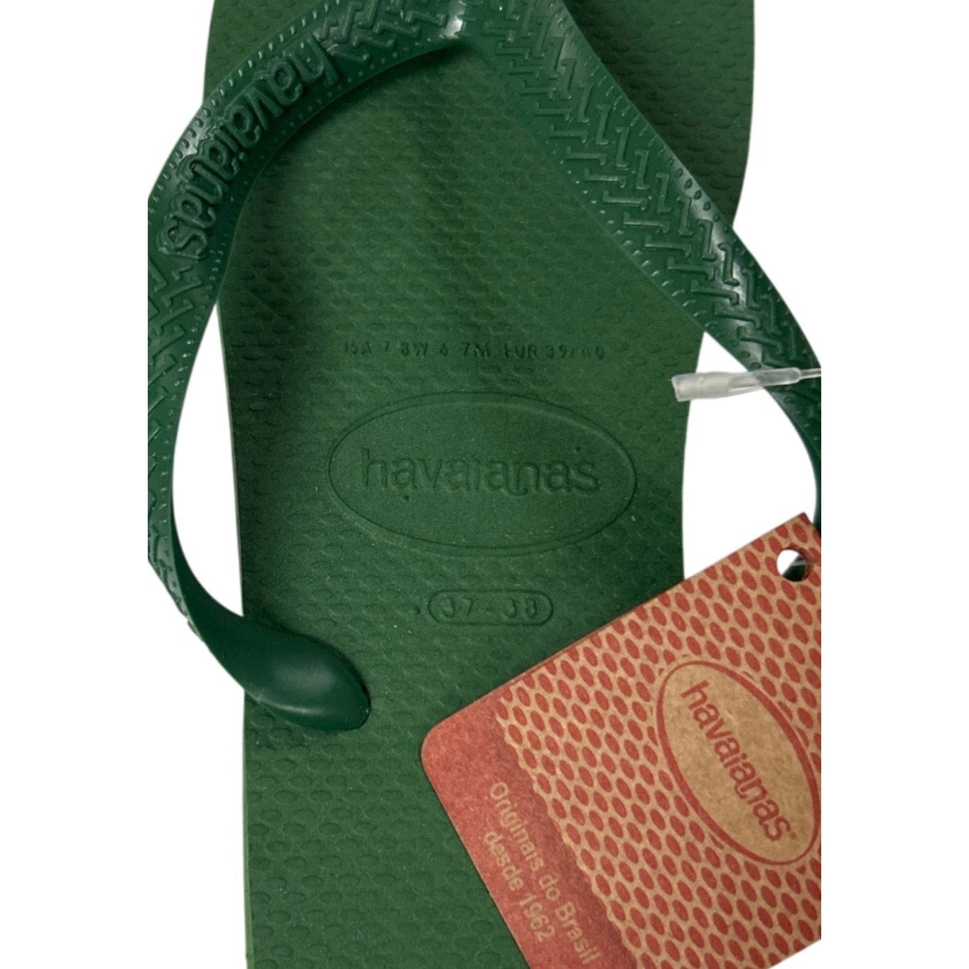 Havaianas Unisex Flip Flop Thong Sandals Amazonia Green Size 7/8W-6/7M EUR 39/40
