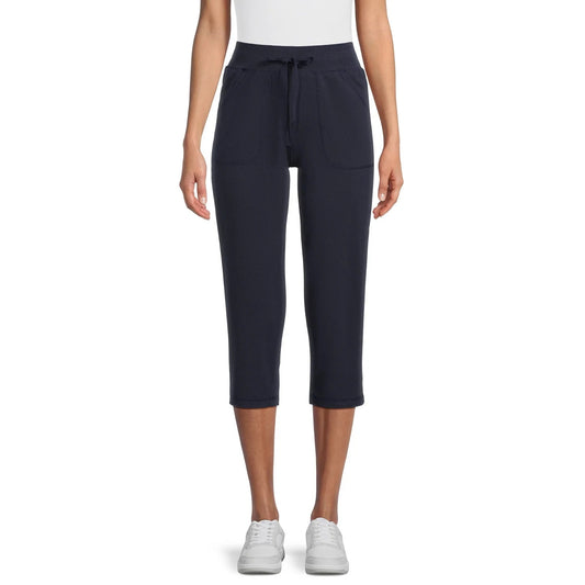 Athletic Works Womens Core Knit Capri Dark Navy Size XL (16-18)