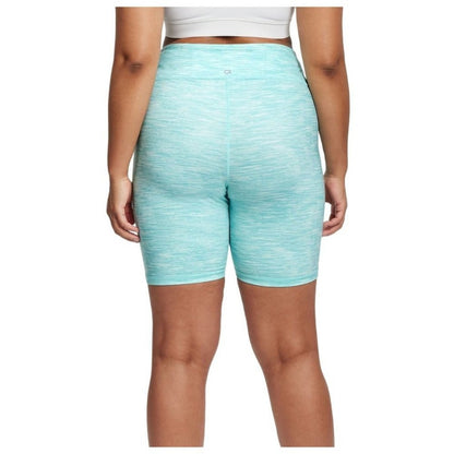 GapFit Womens High Rise Bike Activewear Shorts Pull-On Jade Green Size S