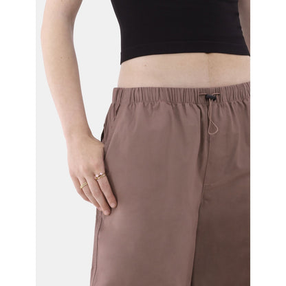 No Boundaries Womens Parachute Pants Mauve Cotton Size XL Relaxed Fit 30” Inseam