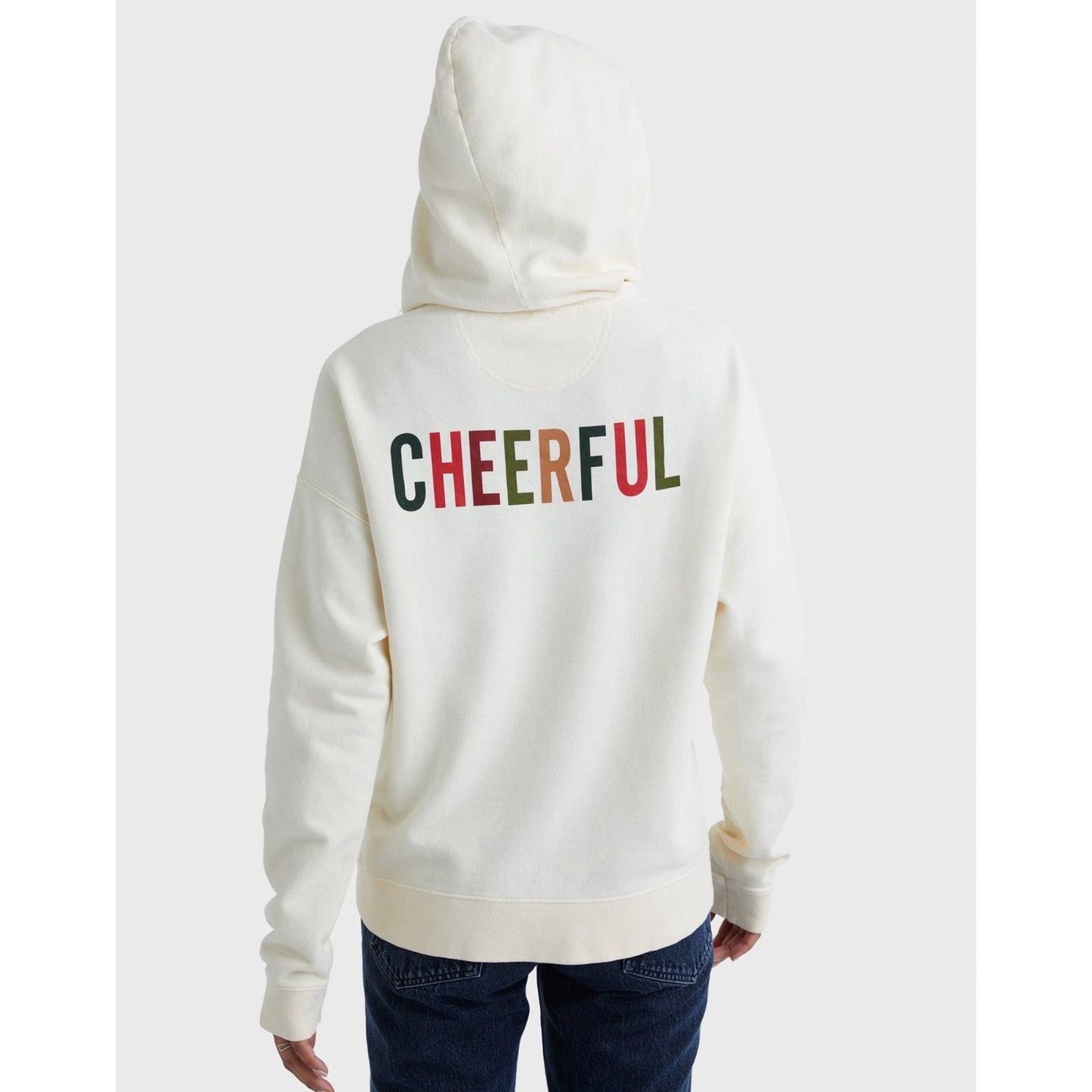 Hanes Womens Originals Garment Dyed Hoodie Fleece Pullover Parchment Size L