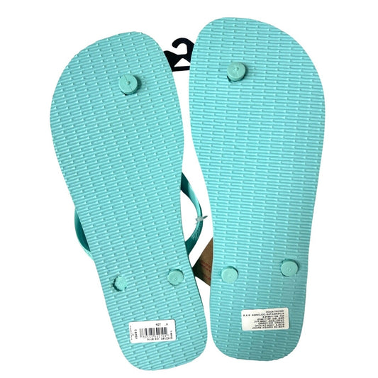 Havaianas Thong Flip Flop Sandals Ice Blue Color Size 11/12M EUR 45/46 New W Tag