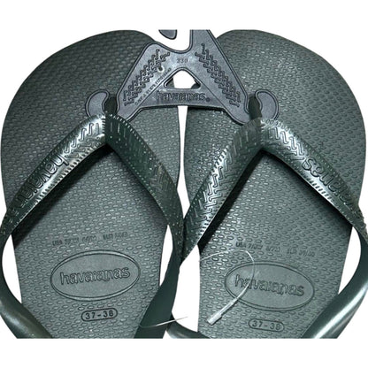 Havaianas Unisex Flip Flop Sandals Dark Olive Green Size 7/8W- 6/7M New With Tag