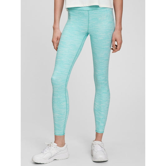 GapFit Womens Jade PowerMove High Rise Leggings Jade Green Size L