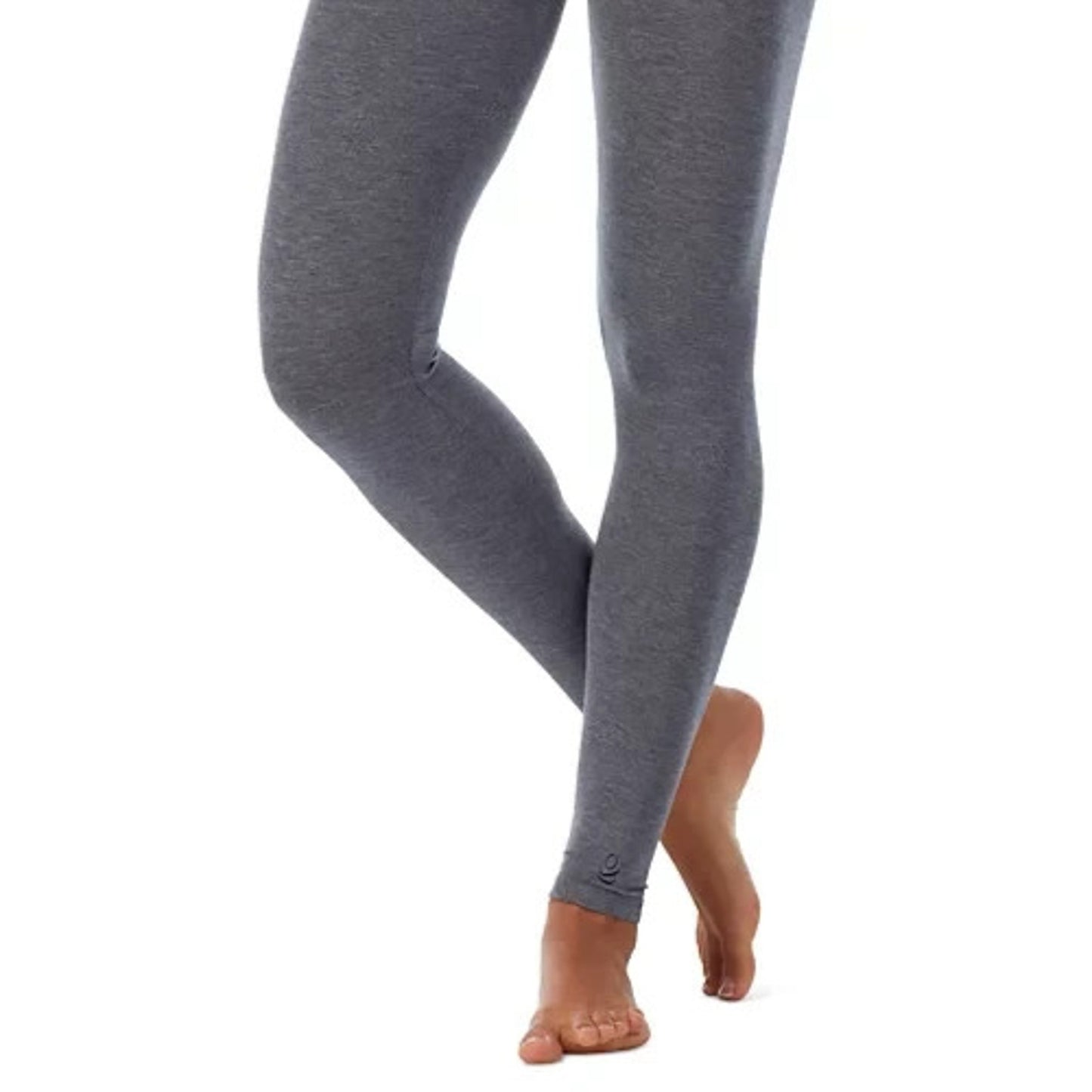 Cuddl Duds Softwear with Stretch High Waist Leggings Charcoal Size M