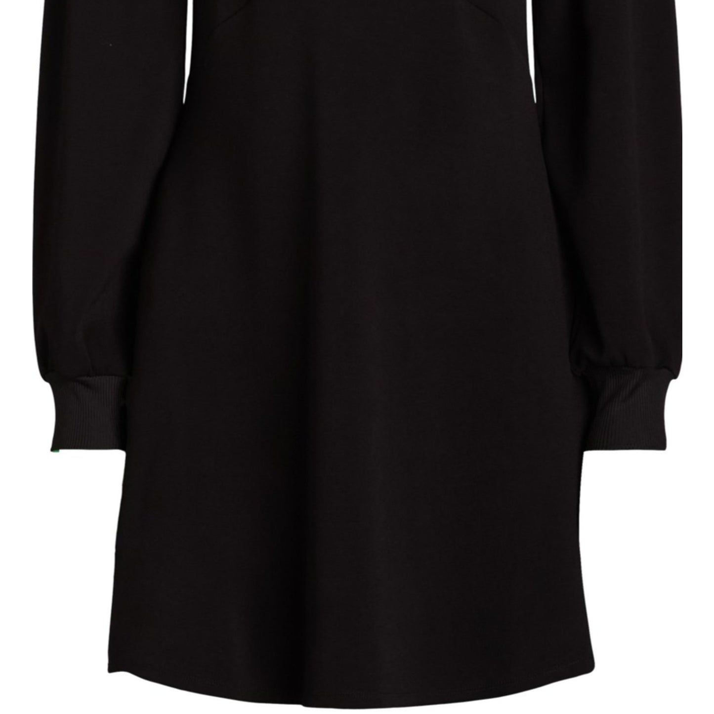 Scoop Womens Mini Dress Scubaknit Zip Front Pockets Black Soot Size L (12-14)