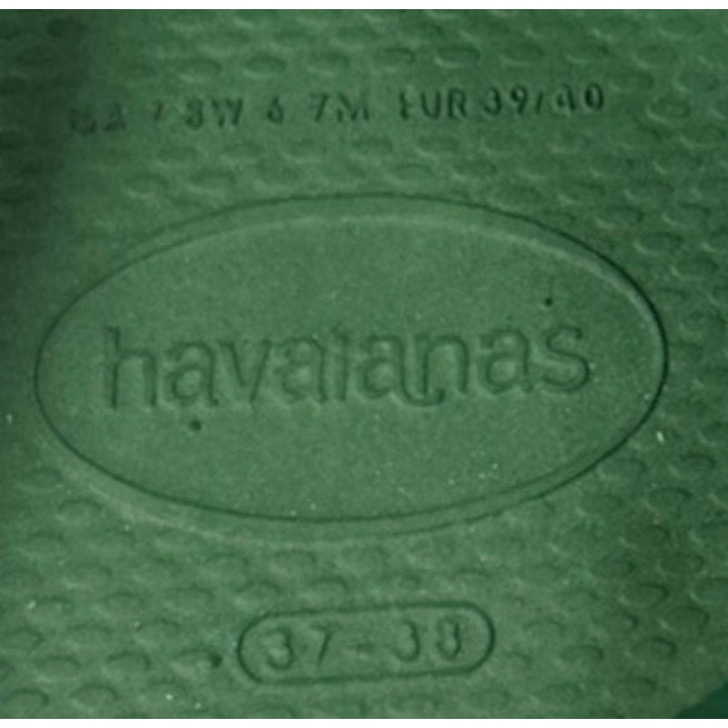 Havaianas Unisex Flip Flop Thong Sandals Amazonia Green Size 7/8W-6/7M EUR 39/40