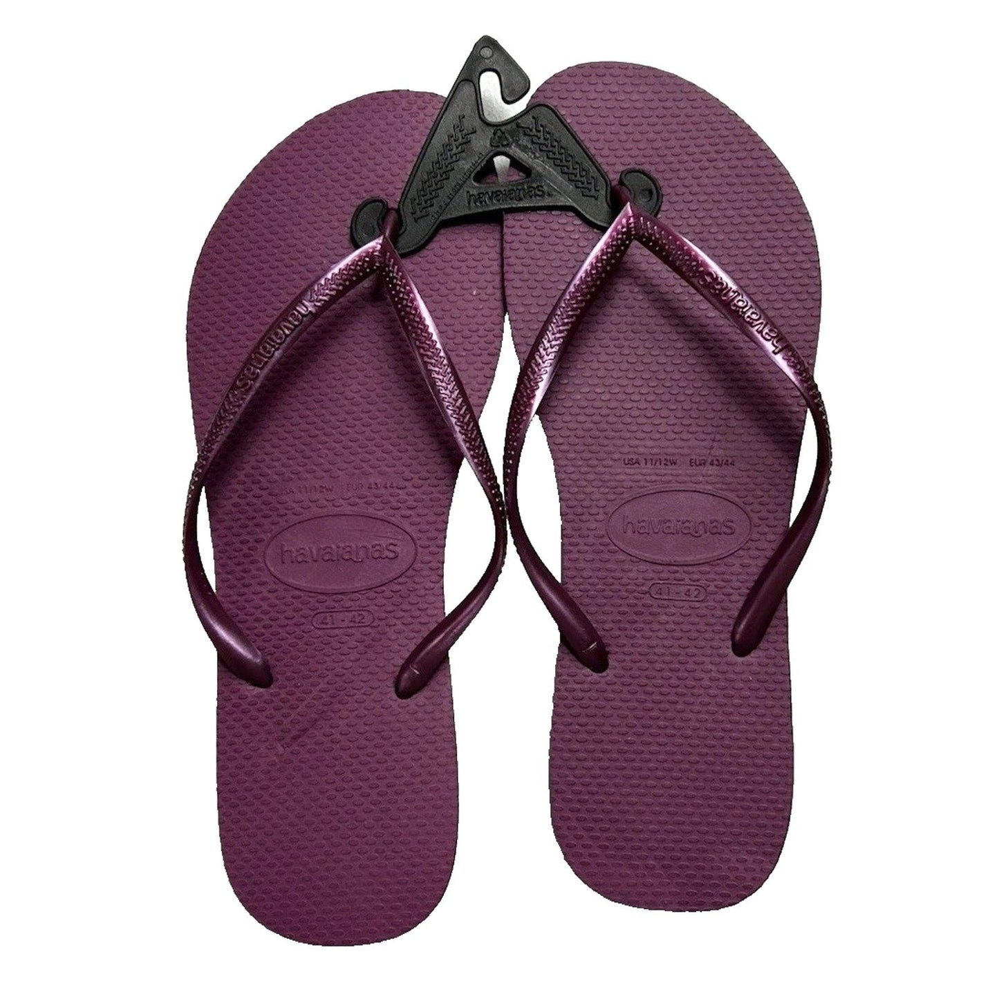Havaianas Unisex Flip Flop Thong Sandals Slim Purple Açaí Size 11/12W New W/ Tag